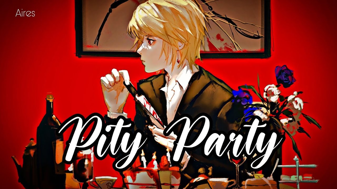 Nightcore ↪ Pity party (Rock version) (lyrics)
