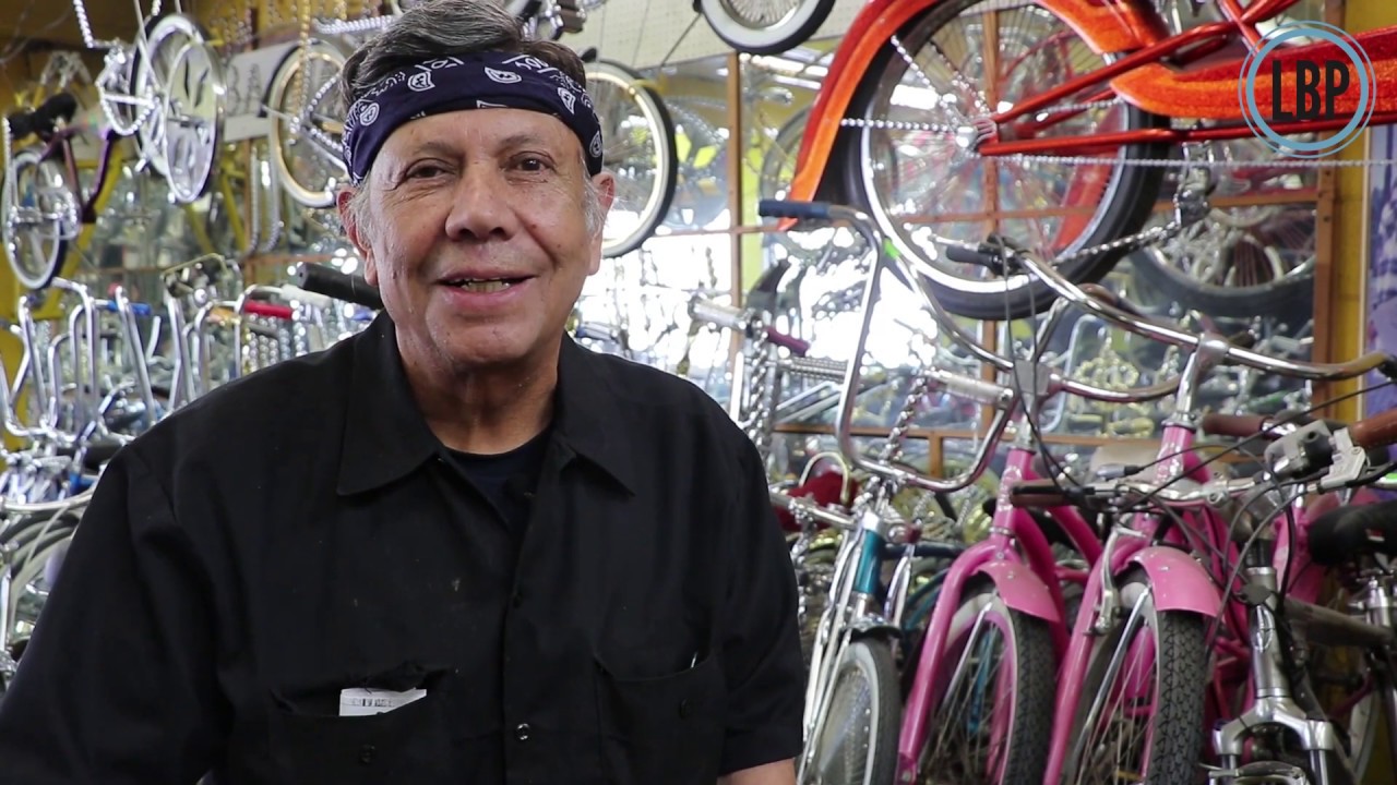 Lowrider bicycles in Compton