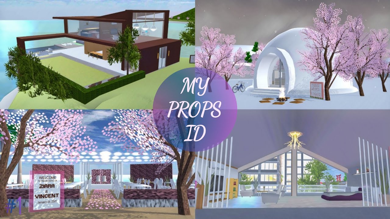 Sharing My Props ID 💕 (#2) | Sakura School Simulator | Kat-kat Gaming