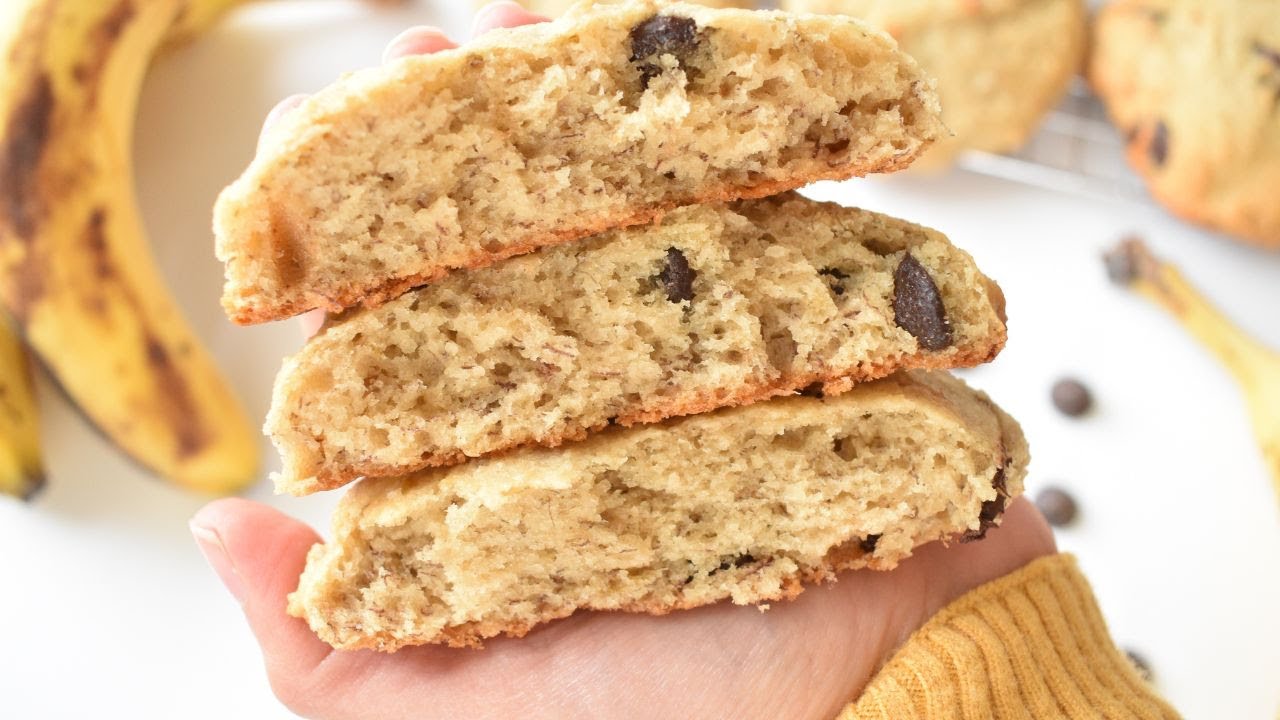BEST BANANA CHOCOLATE CHIP COOKIES RECIPE 🍪 🍌🍌!!