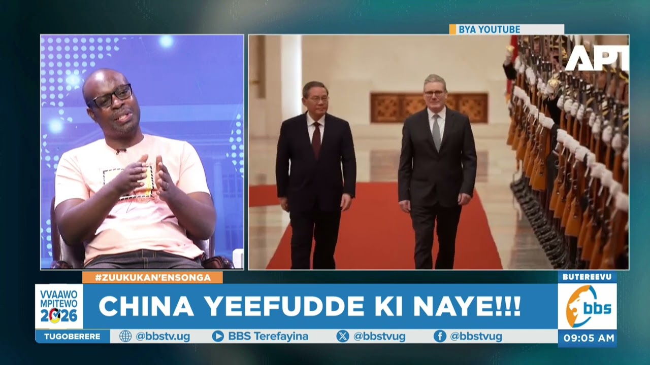 Dr. Sam Kazibwe akukubira ttooci mu bugenyi bwa Ssaabaminisita wa Bungereza e China, Trump asattira