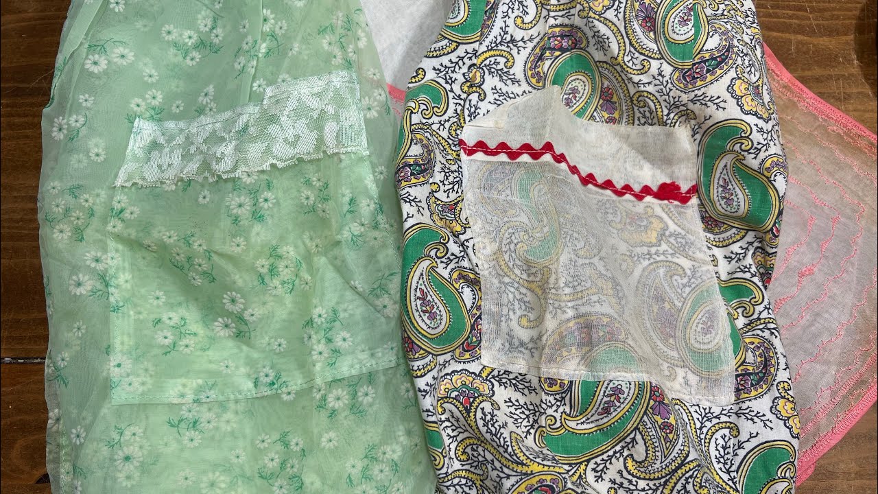 #sale #video 51. #vintage #apron #1950 #1960s