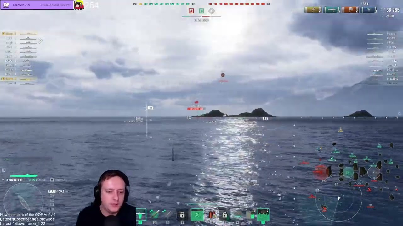 Archerfish - New steel submarine - Super fast and strong torpedo reload with an F key [Recommended]