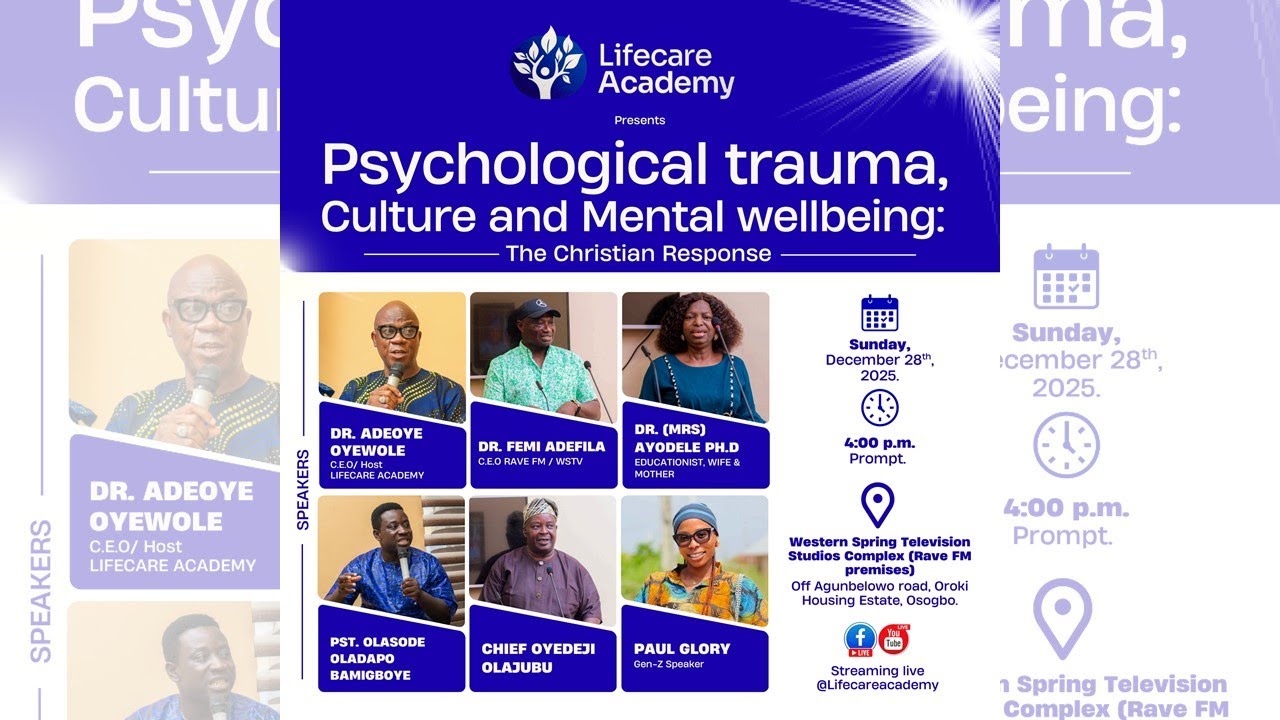 PSYCHOLOGICAL TRAUMA,CULTURE & MENTAL WELL-BEING: THE CHRISTIAN RESPONSE