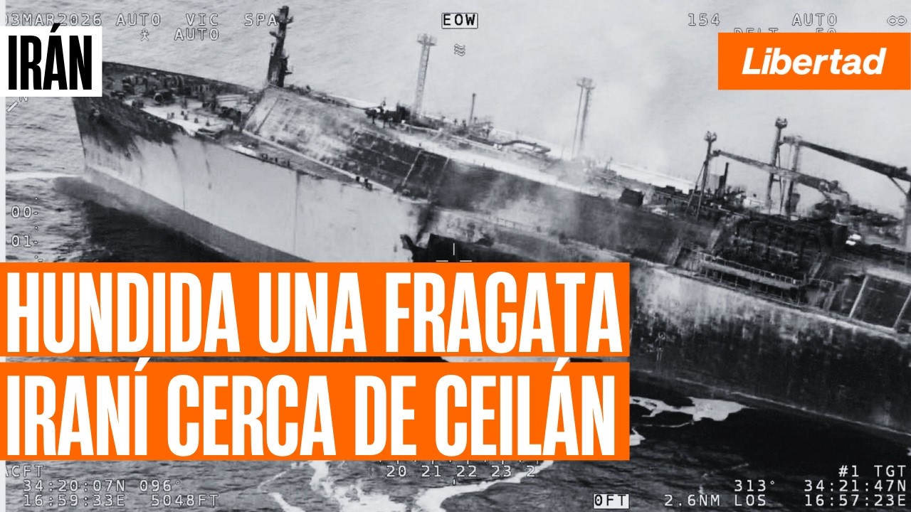 Hundida por un torpedo una fragata iraní cerca de Ceilán