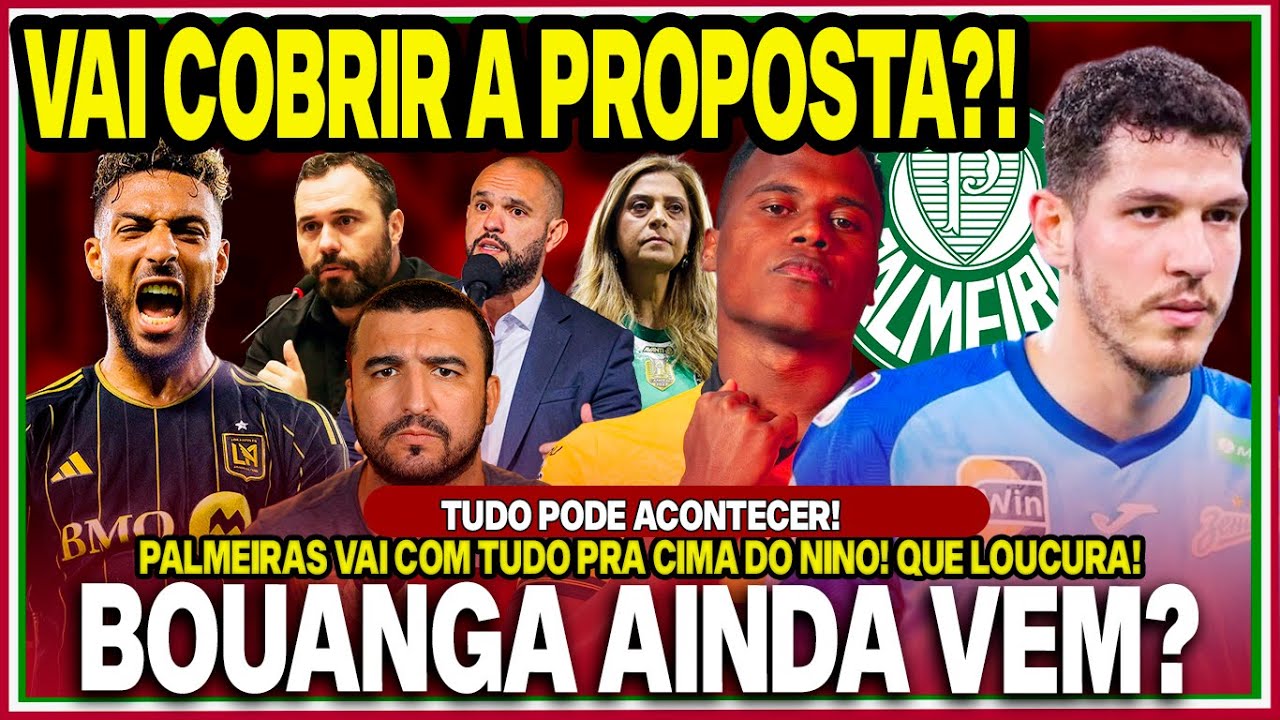 🚨ESTRATÉGIA MONTADA! OPERAÇÃO ARIAS EM AÇÃO! FLU TENTA ATRAVESSAR! 😡NINO NO PALMEIRAS? BOUANGA VEM?