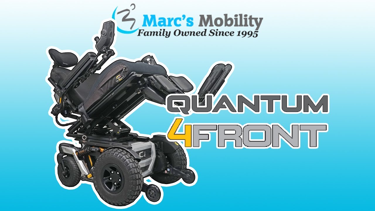 @QuantumRehab Quantum 4 Front with Large KNOBBY Tires - Review # 6004