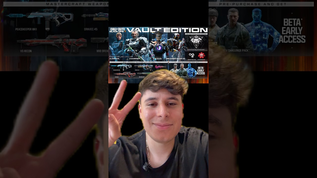 Black Ops 7 edici&oacute;n b&oacute;veda, todo lo que incluye #cod #blackops7 #warzone #skins