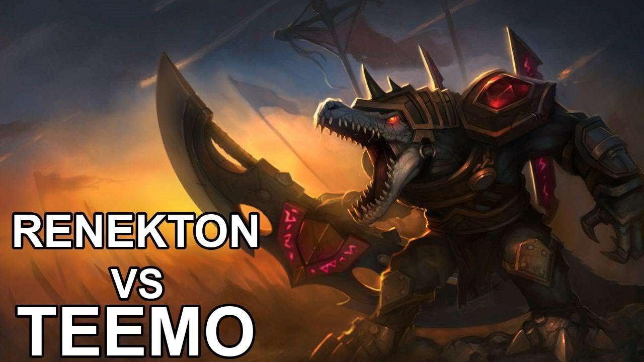 RENEKTON VS TEEMO 14/6/12 - Just1KB League of Legends Full Gameplay