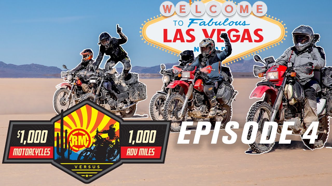 The MOST Dangerous part of the Ride! Welcome to LAS VEGAS! | $1,000 Motorcycles vs 1,000 Miles Ep. 4