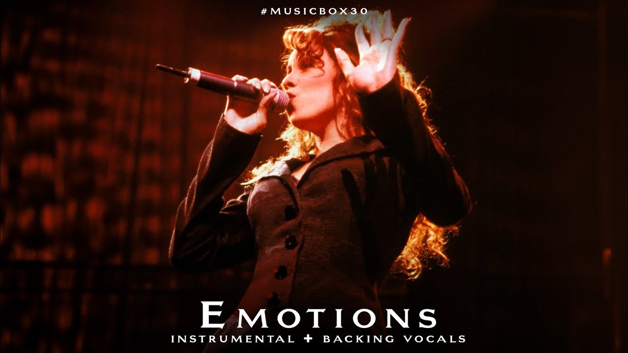 Mariah Carey - Emotions [Live Instrumental w/ Backing Vocals] (Music Box Tour)