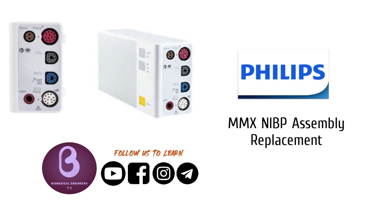 Philips MMX NIBP Assembly Replacement | Biomedical engineers TV |
