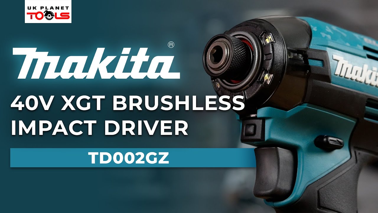 Makita 40V XGT Brushless Cordless 1/4“ Impact Driver (TD002GZ) | UK Planet Tools