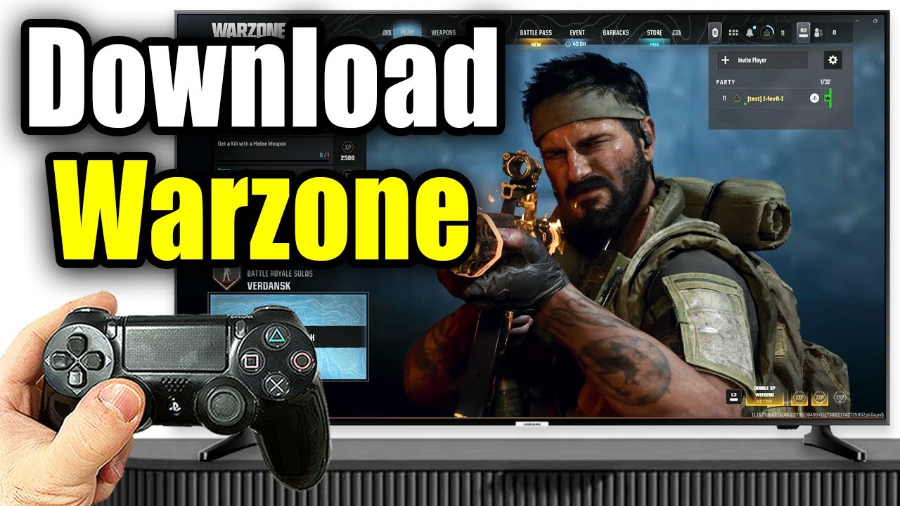 How To Download Call Of Duty Warzone Verdansk On PS4 - Easy Guide