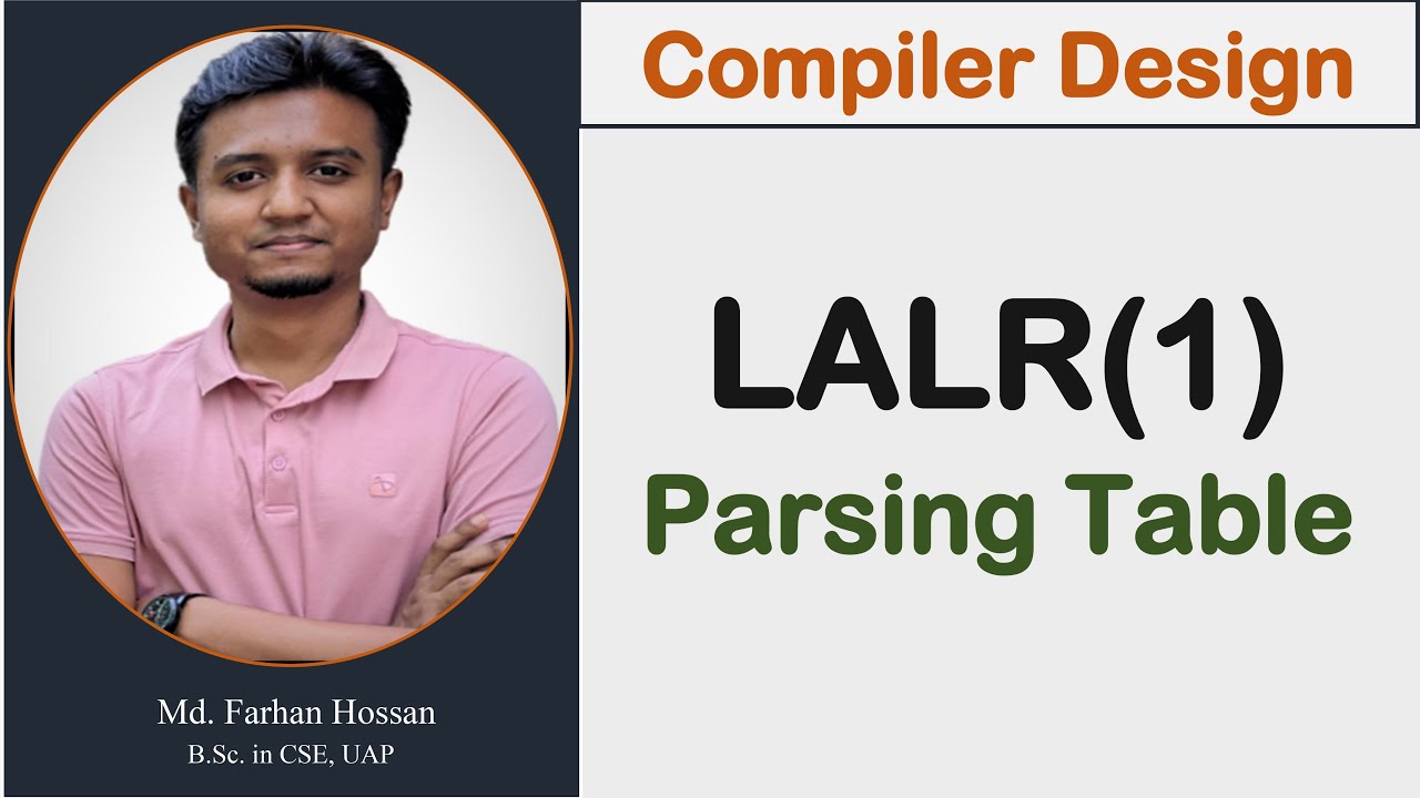 Lec: 22 | LALR(1) Parsing Table | Compiler Design | Bangla Tutorial