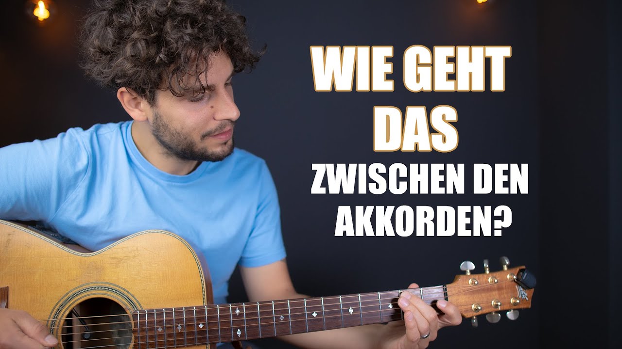 Gitarrenakkorde EINFACH verbinden - 3 mögliche Überleitungen