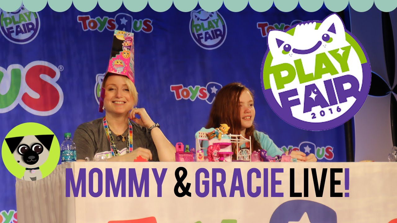 PlayFair 2016! Mommy & Gracie live unboxing, toys and fun in NYC!