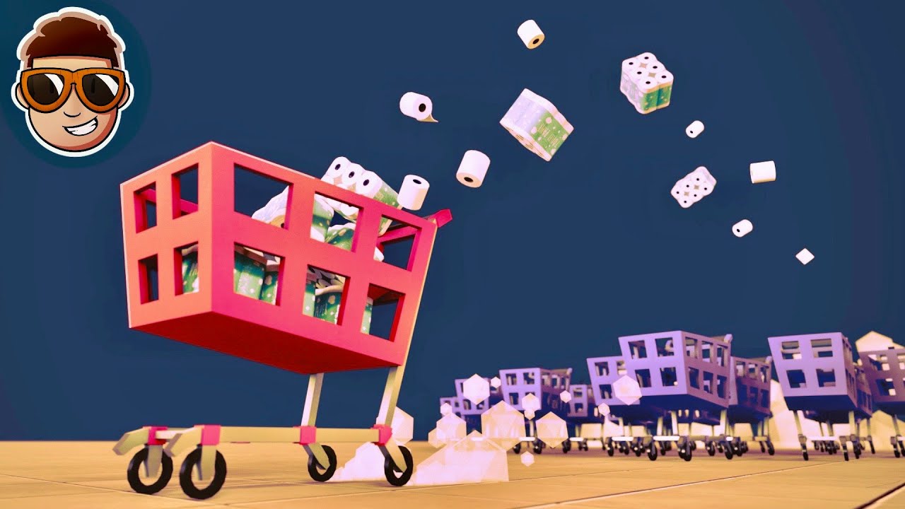 I made a Motion Control Toilet Paper Hoarding Game