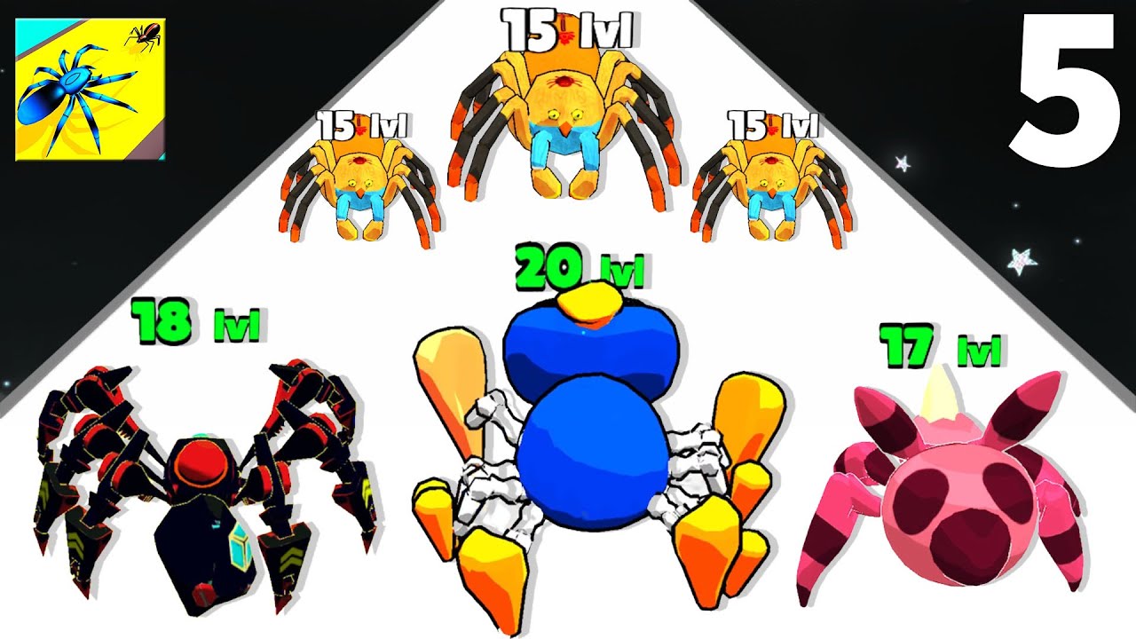INSECT EVOLUTION - Battle Spiders Games Gameplay Part 5 New Update