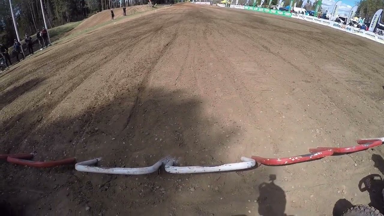 Estonian Championship rd 1, moto 1. Quad open, #741 Karl Robin Rillo at Karksi