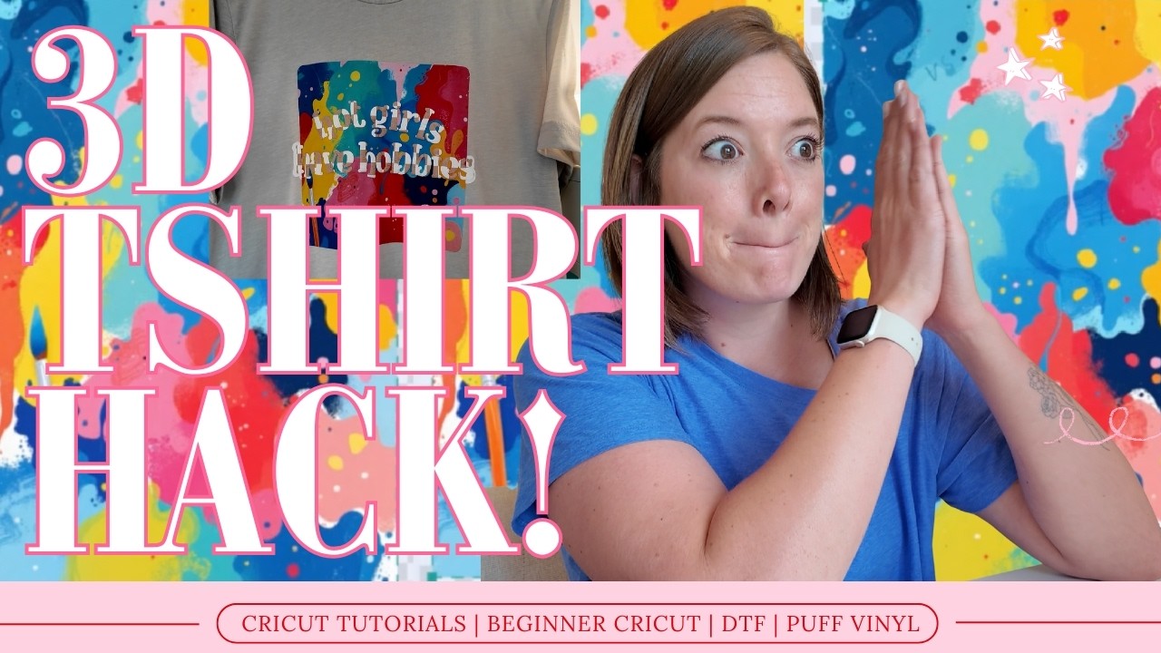 This T-Shirt Hack ACTUALLY Works! | Layering DTF + Puff Vinyl (Part 2: The Final Reveal)
