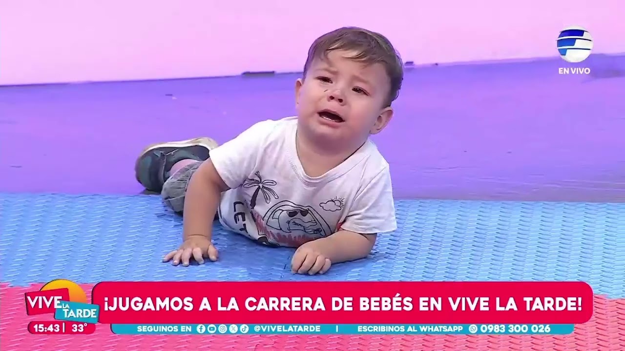Lautaro y Gianna con demasiada ternura en la #CarreraDeBebés ✨️🫶🏻