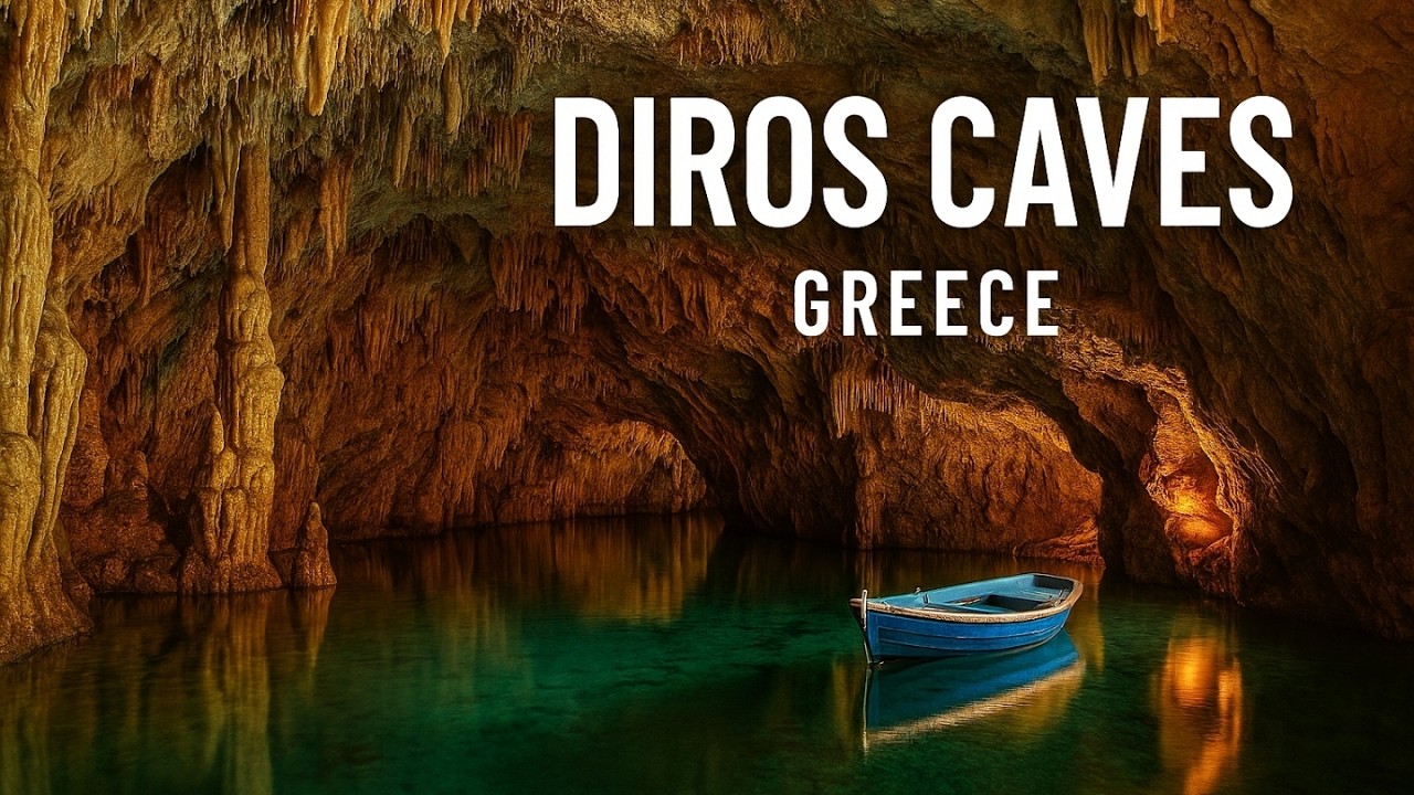 Explore the Diros Caves in 360° | Immersive Underground Boat Tour Greece