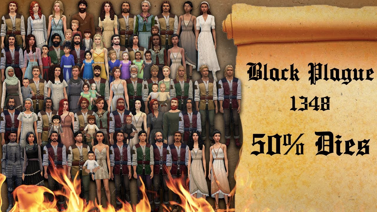 BLACK PLAGUE SPECIAL | Ultimate Decades Challenge | The Sims 4