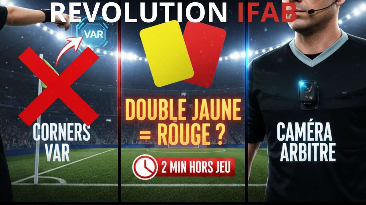 🔴 R&Eacute;VOLUTION : Le Football va changer ! (Nouvelles r&egrave;gles IFAB)