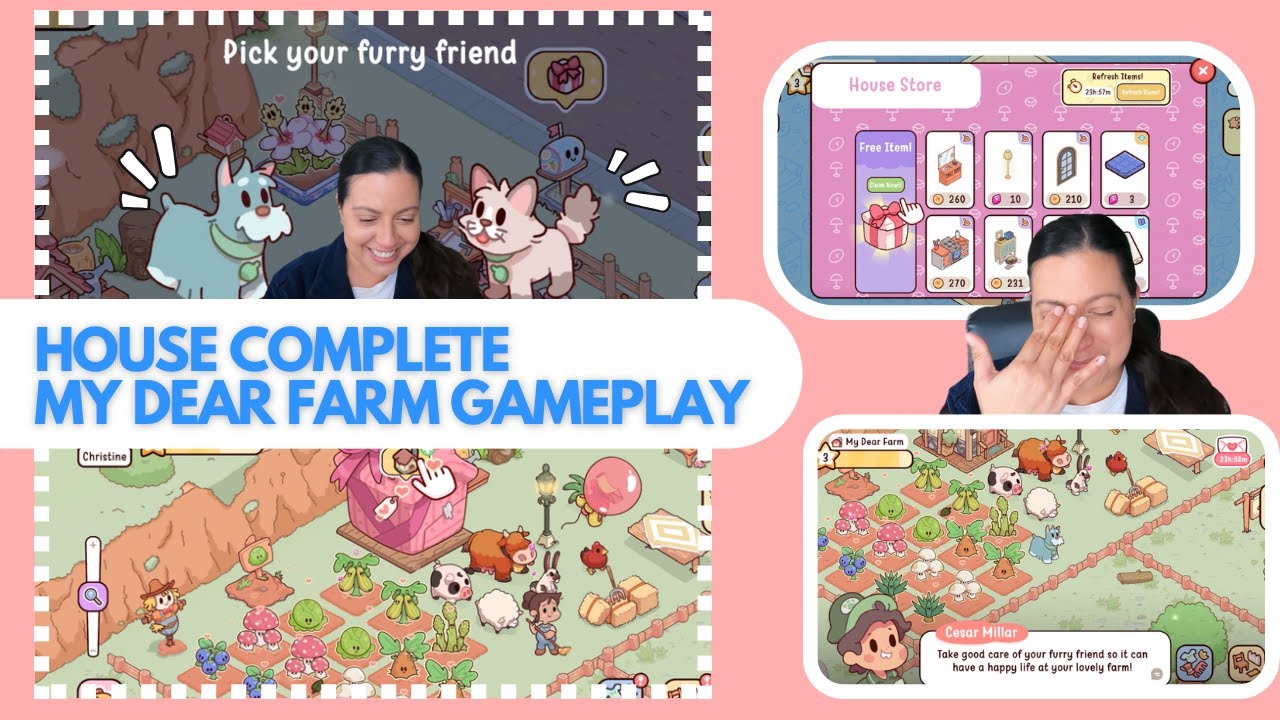 My Dear Farm Gameplay Walkthrough Tutorial - Cozy Gaming App - Cozy Gamers Nook