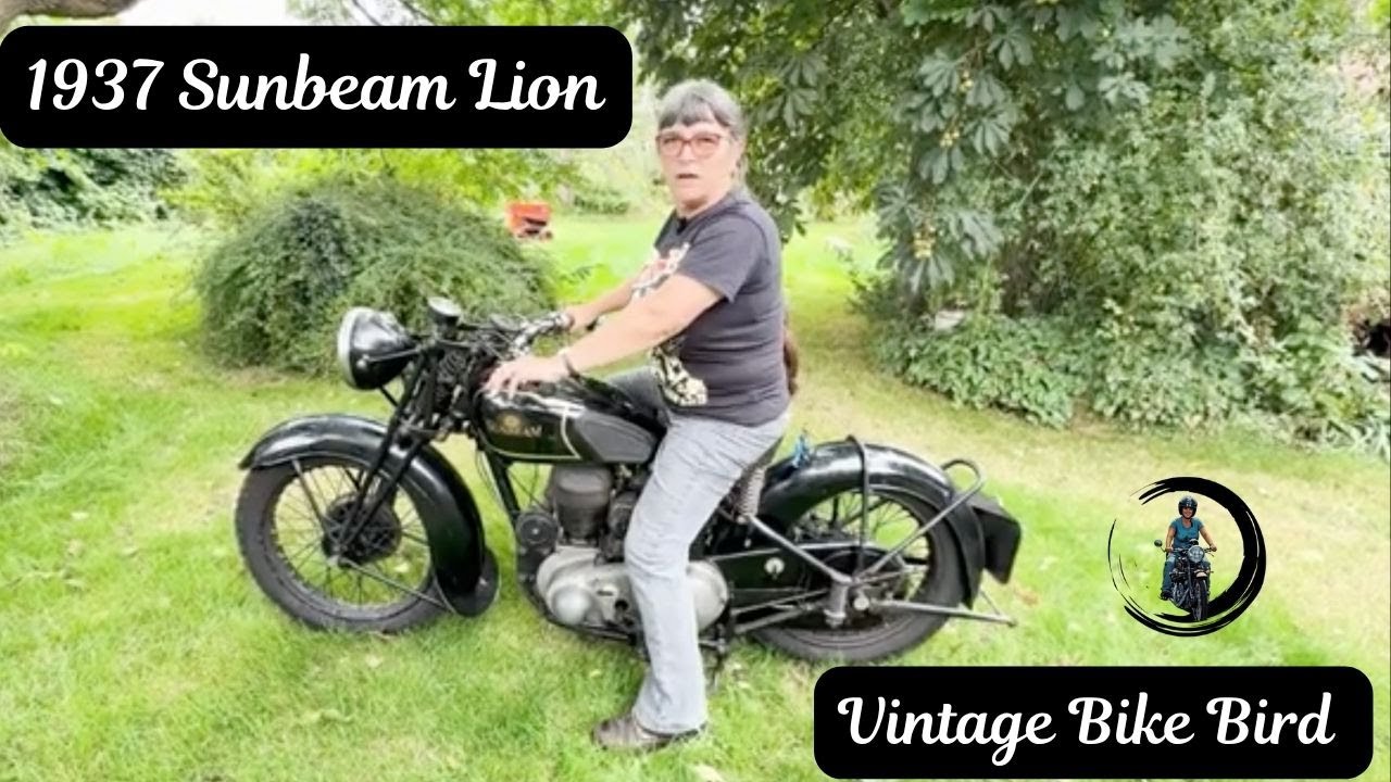 Классический мотоцикл 1937 года, SideValve, Sunbeam Lion