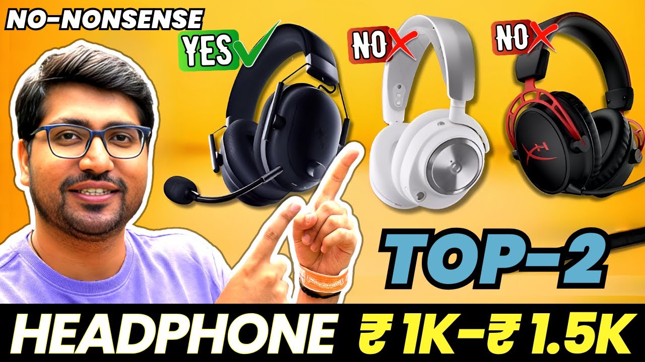 [Top 2]🎮Best Headphones Under 1000🔥Best Gaming Headphones Under ₹1000-₹2000 India 2025