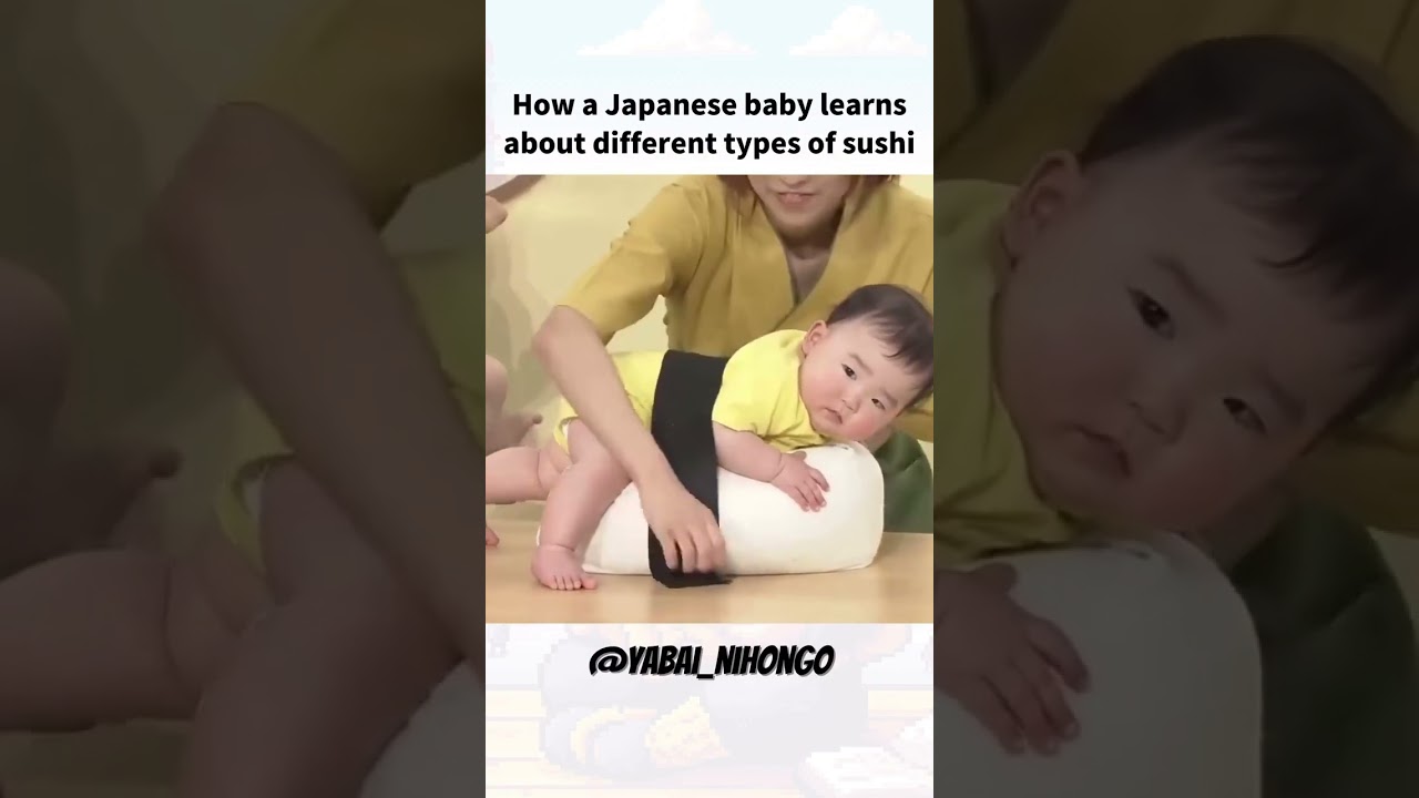 HOW A JAPANESE BABY LEARNS ABOUT DIFFERENT TYPES OF SUSHI 👶