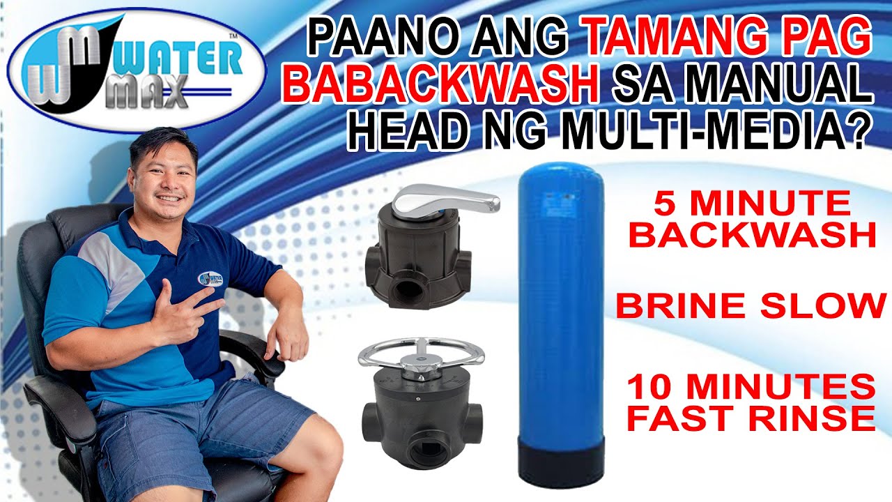 PAANO ANG TAMANG PAG BABACKWASH SA MANUAL HEAD NG MULTIMEDIA ?