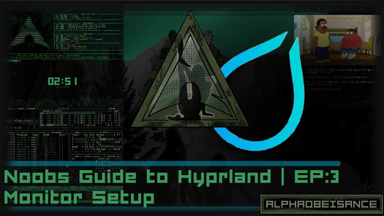 A Noobs Guide to Hyprland | EP:3 - Monitor Setup