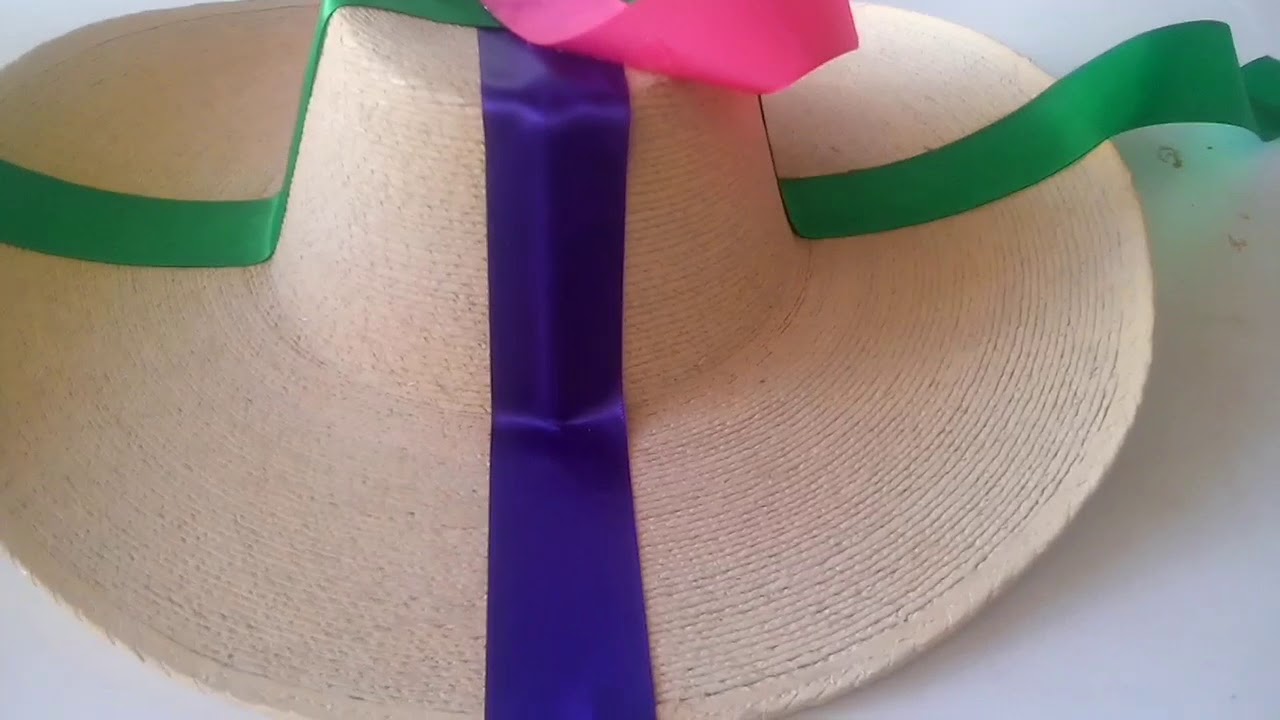 Como hacer el sombrero de la DANZA DE LOS VIEJITOS? Aquí te guiamos!