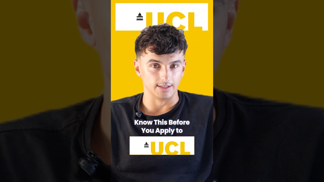 Know This Before You Apply to UCL #ucas #ucl  #universityadmission #personalstatement #university