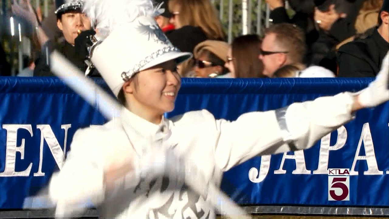 2016 ローズパレード - 名古屋の東邦高校吹奏楽部マーチングバンド、岩手県の高校生他