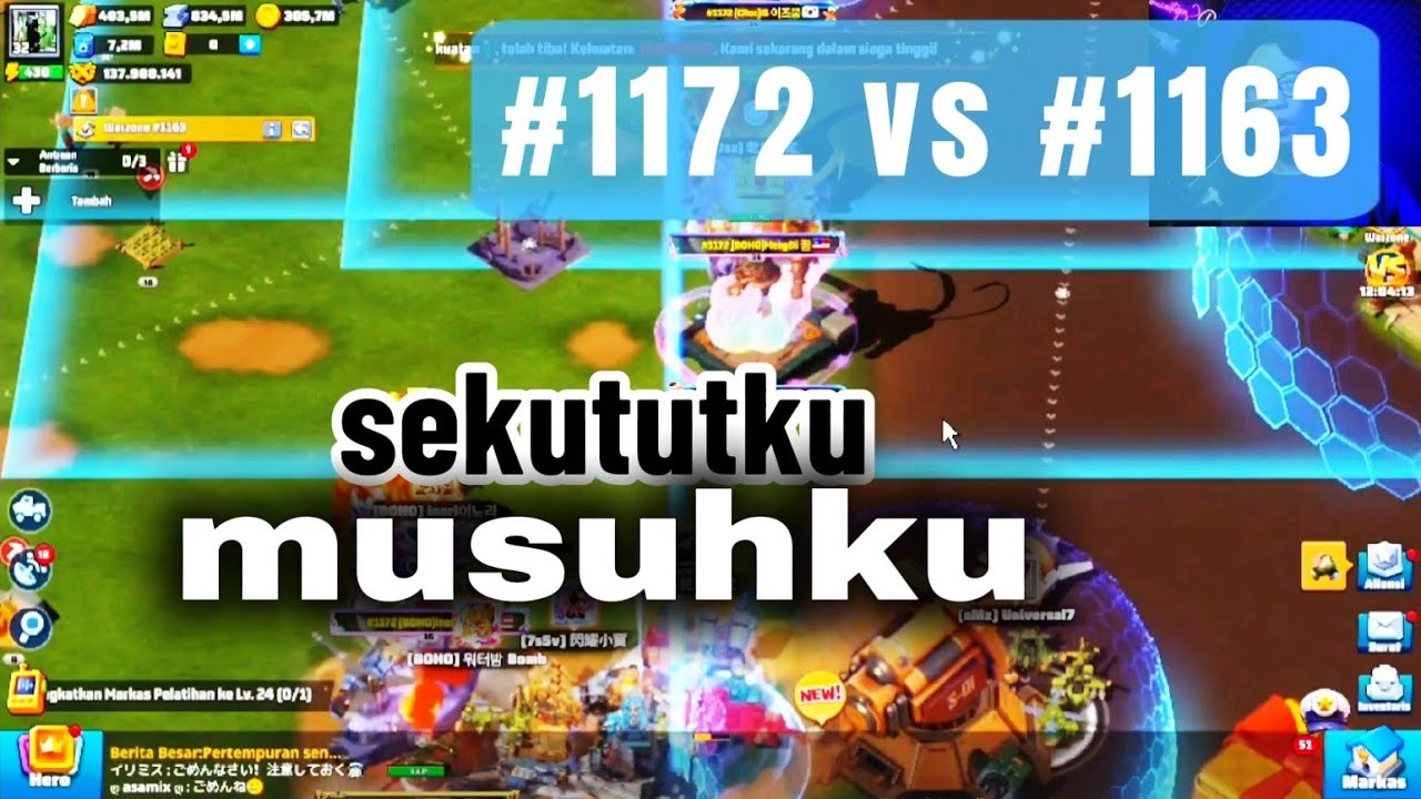 #1163VS#1172 PERANG CAPITOL MELAWAN SEKUTU SENDIRI