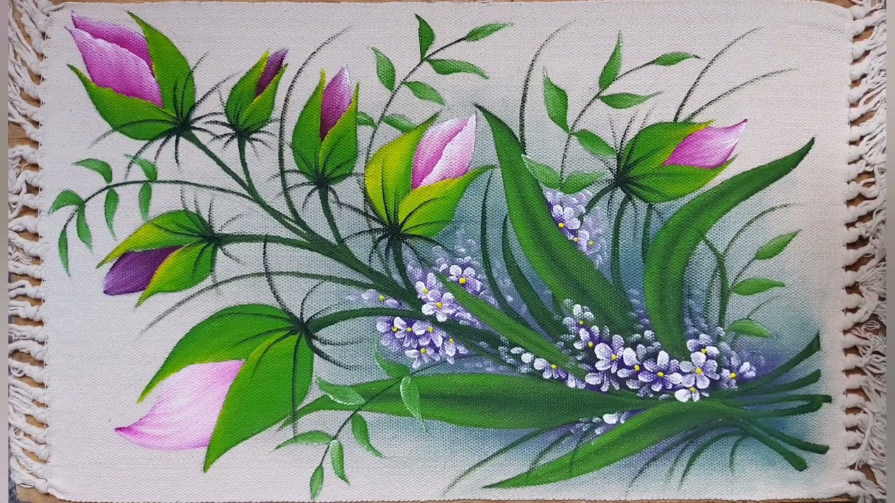 02 - Pintura de flores silvestres