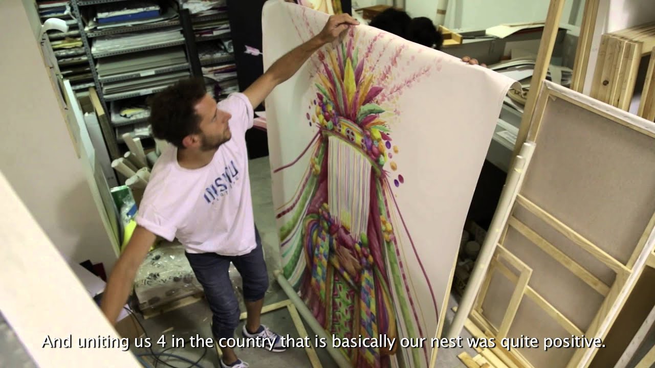 INTI, JAZ & SANER AT MONTANA GALLERY BARCELONA: 'BARROCO MESTIZO'