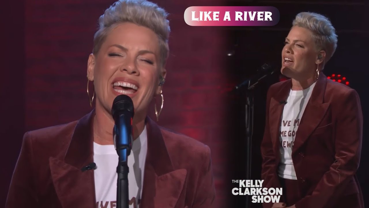 Like A River With Lyrics | P!nk | Live Singing Performance |