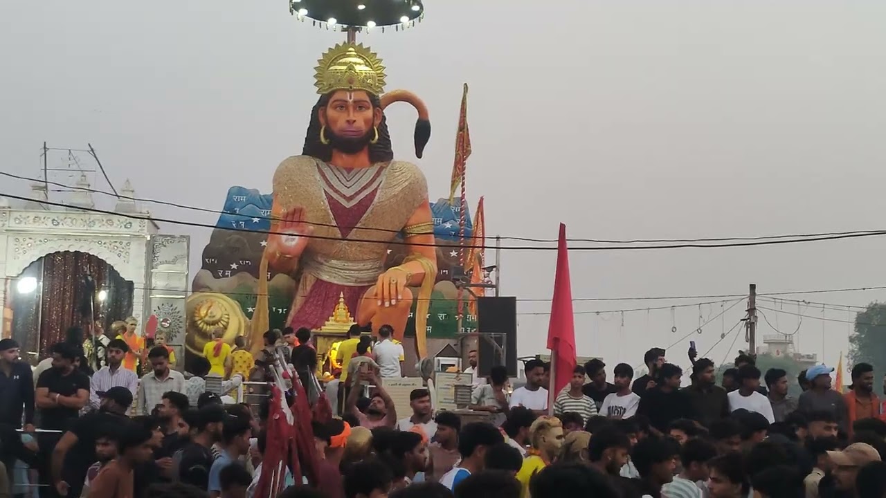 Hanuman Gachi ! DUSSEHRA 2025 ! DUSSEHRA HOSHIARPUR.. #hanuman #dussehra 2025 #dussehraground #mela 