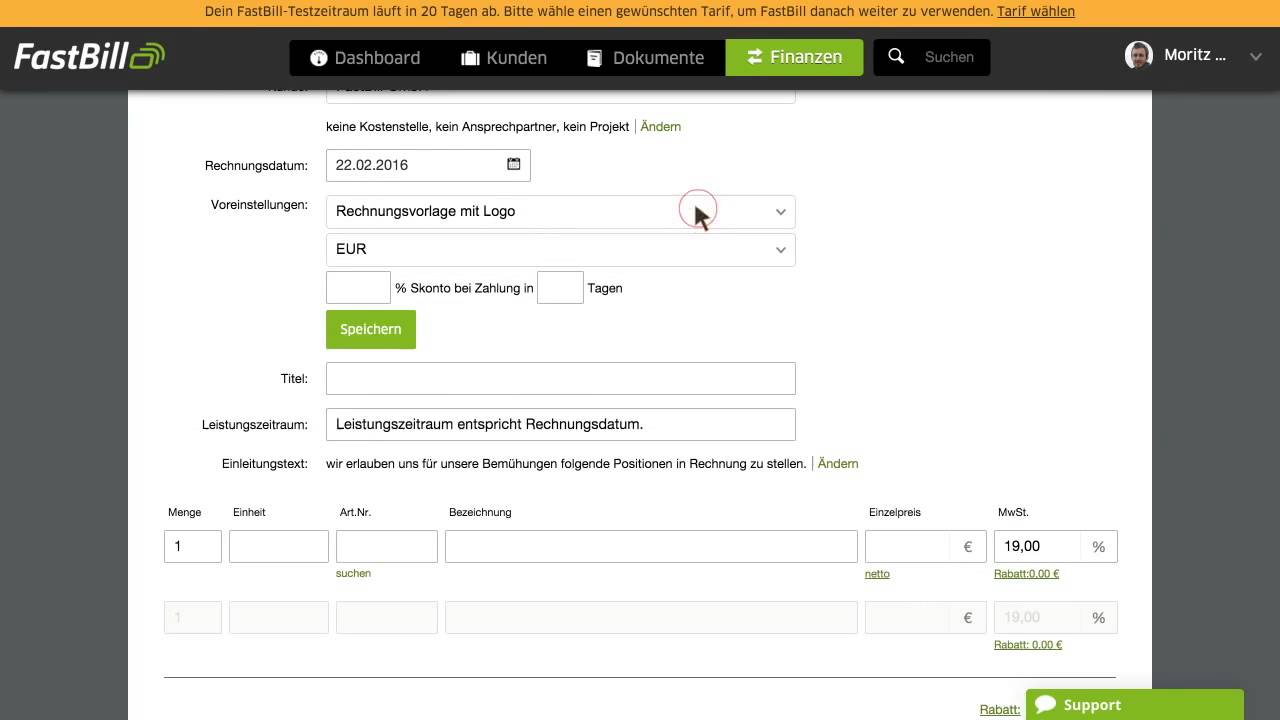 Online Rechnung - Zahlungen per Stripe, PayPal und SOFORT &Uuml;berweisung erhalten