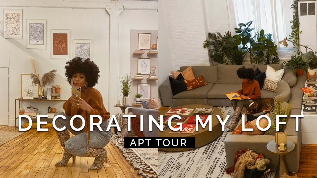 VLOG Decorating My Loft & Apartment Tour! #LoftLivin