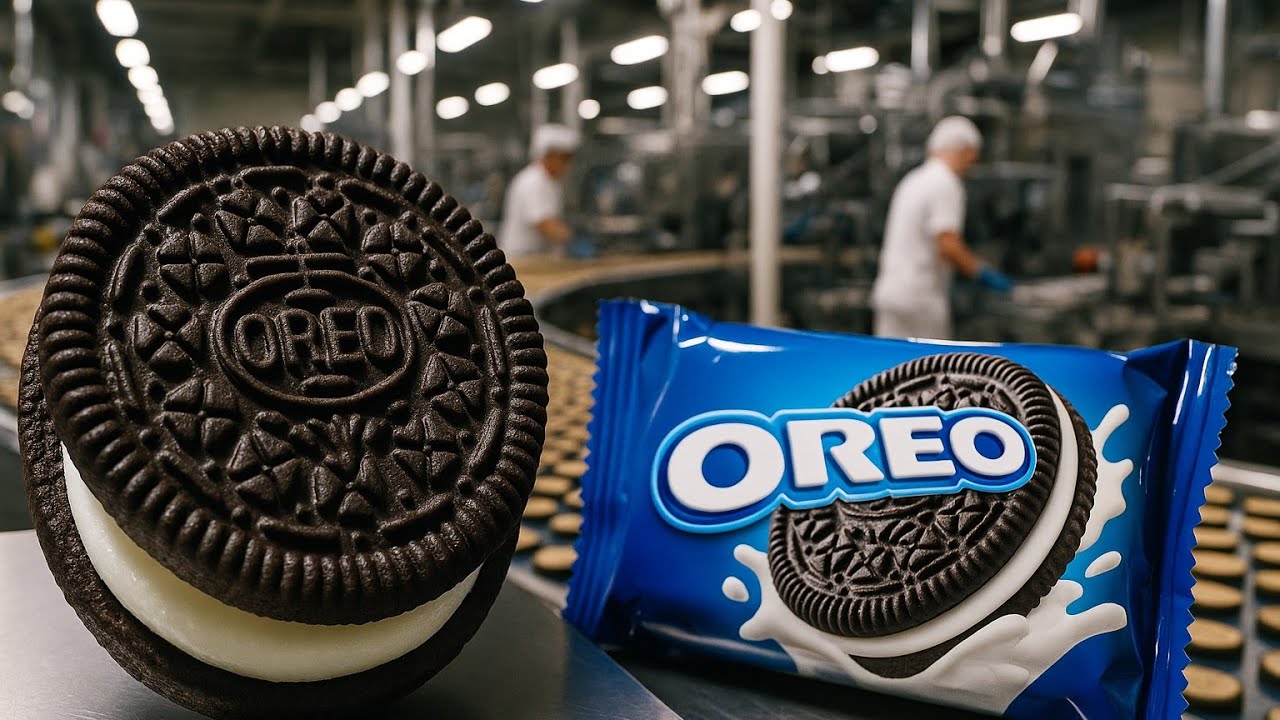 Cómo se FABRICAN las GALLETAS OREO: EL SECRETO que IMPACTA al mundo