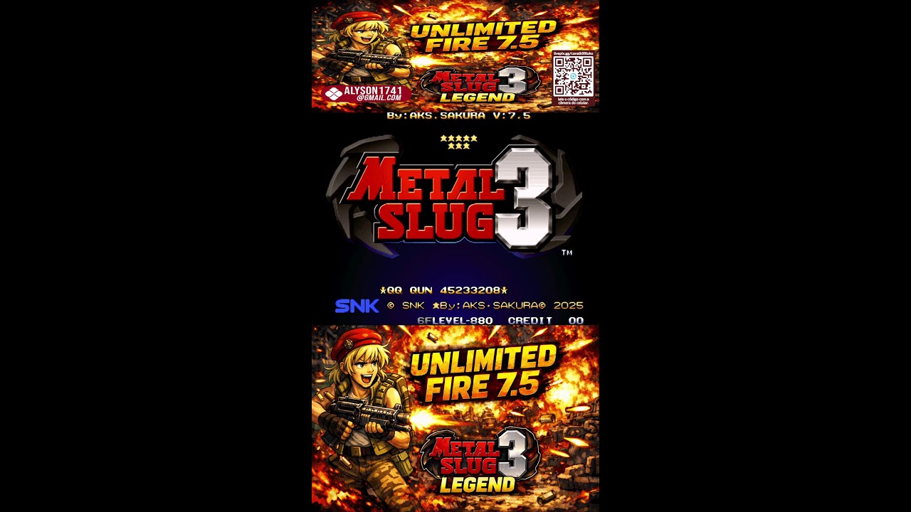 Metal Slug 3 Legend Unlimited Fire 7.5 Vamos Melhora  #010  #shortslivestream #shorts
