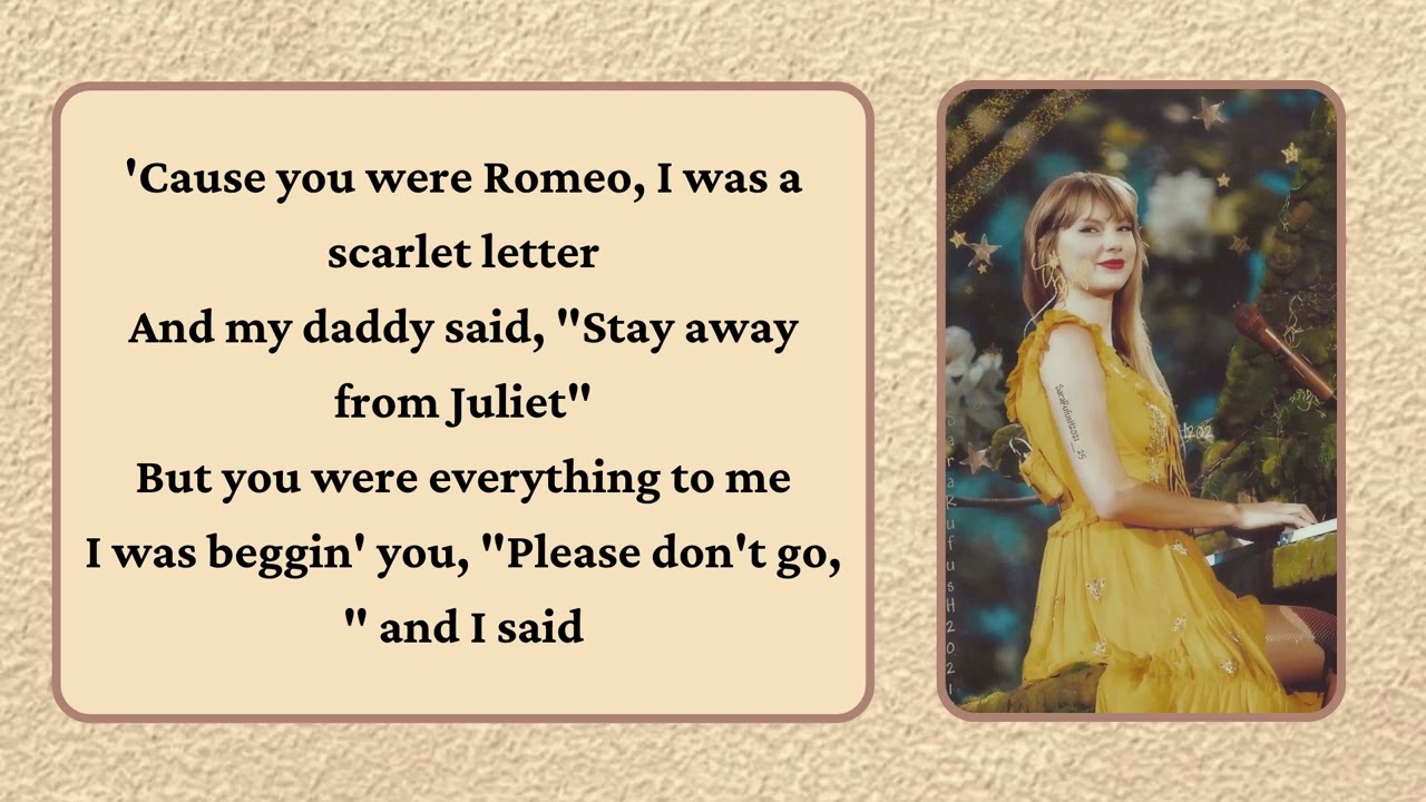 LOVE STORY - Taylor Swift ( Easy lyrics ) | anii_nt |