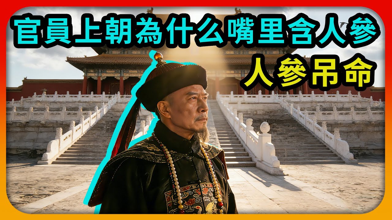 清朝官员上朝必含人参？不是养生，是怕饿晕在朝堂丢性命！