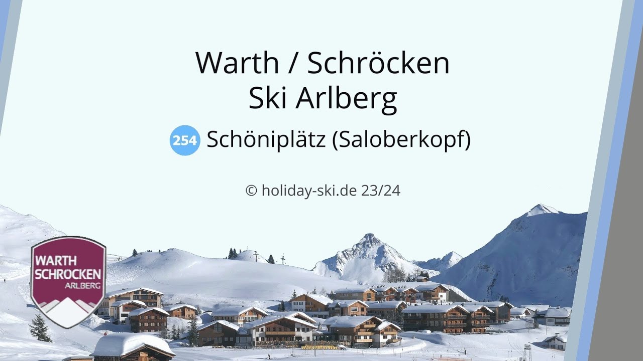Warth / Schröcken - Ski Arlberg Piste 254 (Schöniplätz am Saloberkopf)